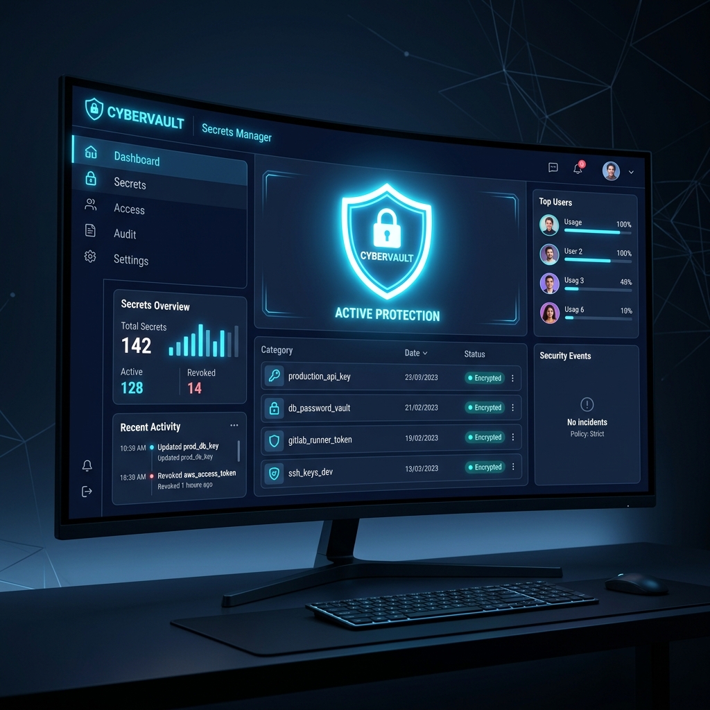 Azkkan Vault Zero Knowledge team credentials encryption interface built with X25519 and WebCrypto