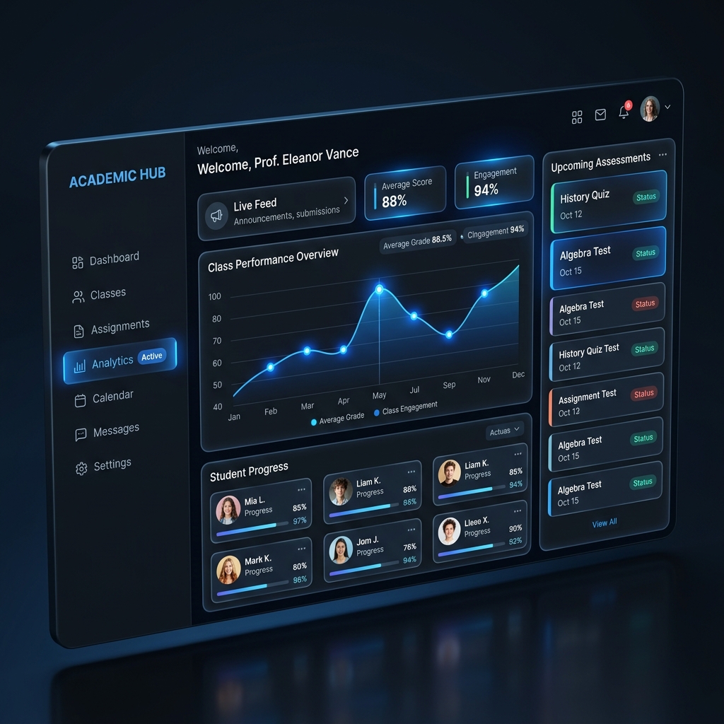 SLMS School Learning Management System unified dashboard for private schools in Lahore Pakistan